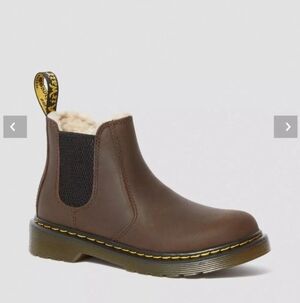 Dr.Martens Junior 2976 Faux Fur Lined Chelsea Boots